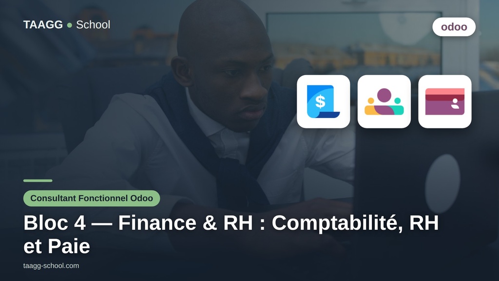Bloc 4 — Finance & RH : Comptabilité, RH et Paie